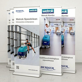 Quick roll up bänneri Berner