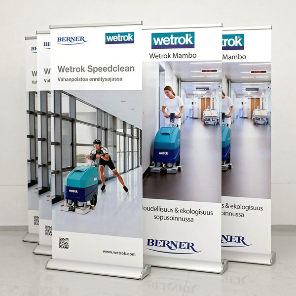 Quick roll up bänneri Berner